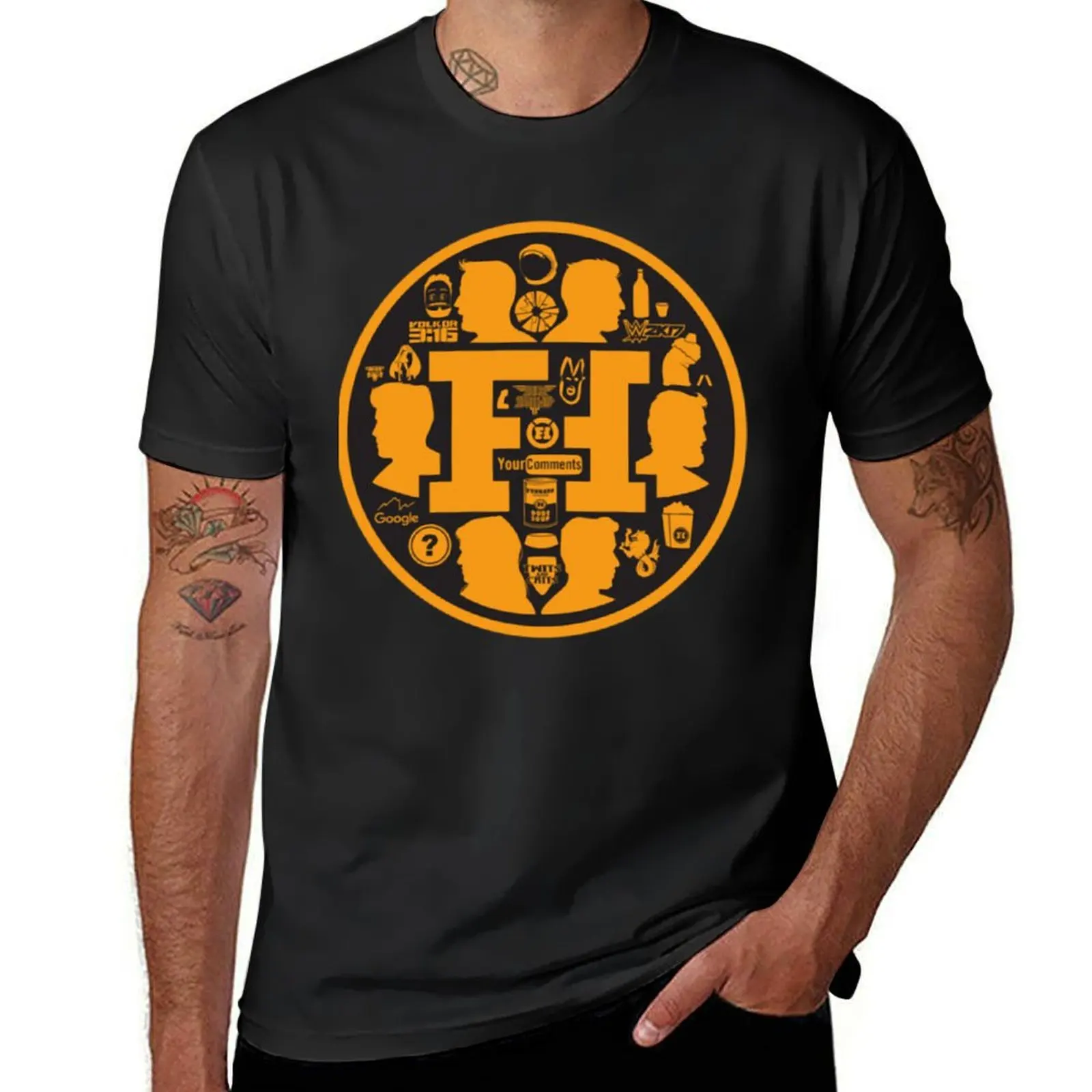 Мужская футболка большого размера Funhaus