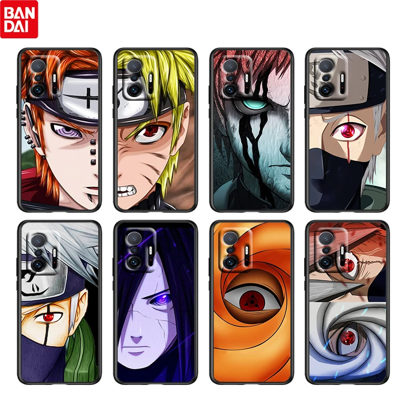 

Naruto Face Anime For Xiaomi Mi 12 11 11T 10 10T Ultra Pro Lite Note 10 5G Silicone Soft TPU Black Phone Case Funda Coque Cover