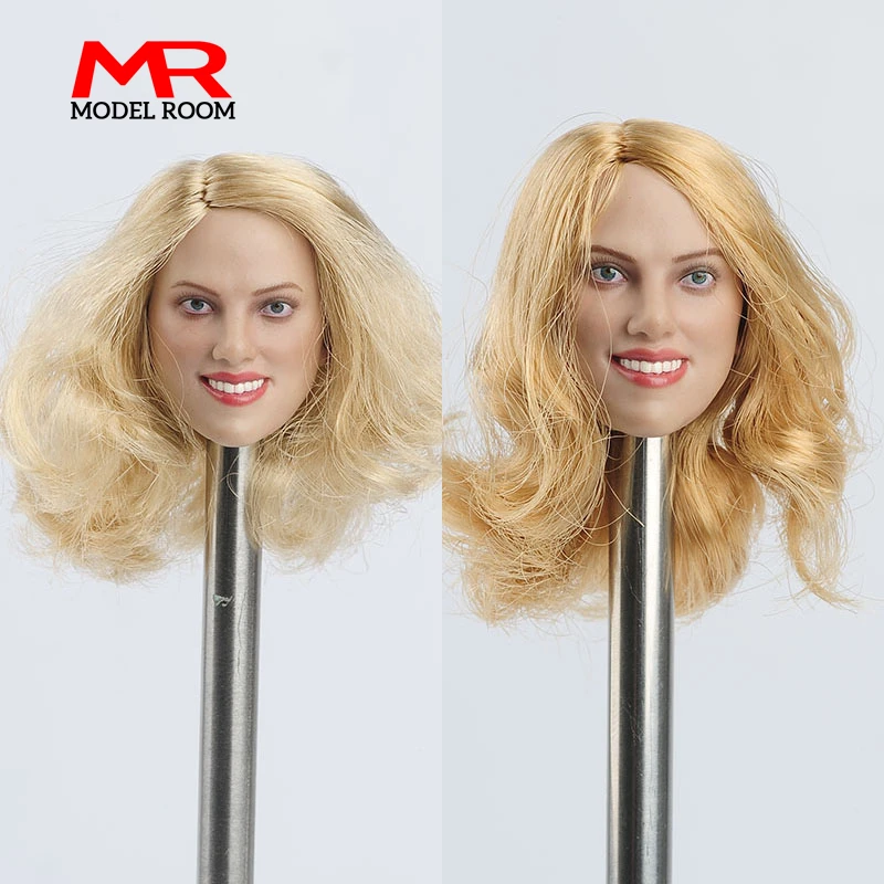 

GACTOYS 1/6 Женская фигурка головы смеха резьба модель подходит для 12 дюймов солдат экшн-фигурки Куклы