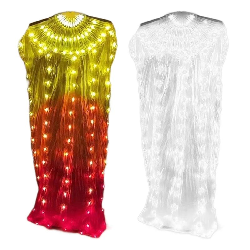 Вентилятор для танца живота Светодиодный танцевальный вентилятор длиной 180 см