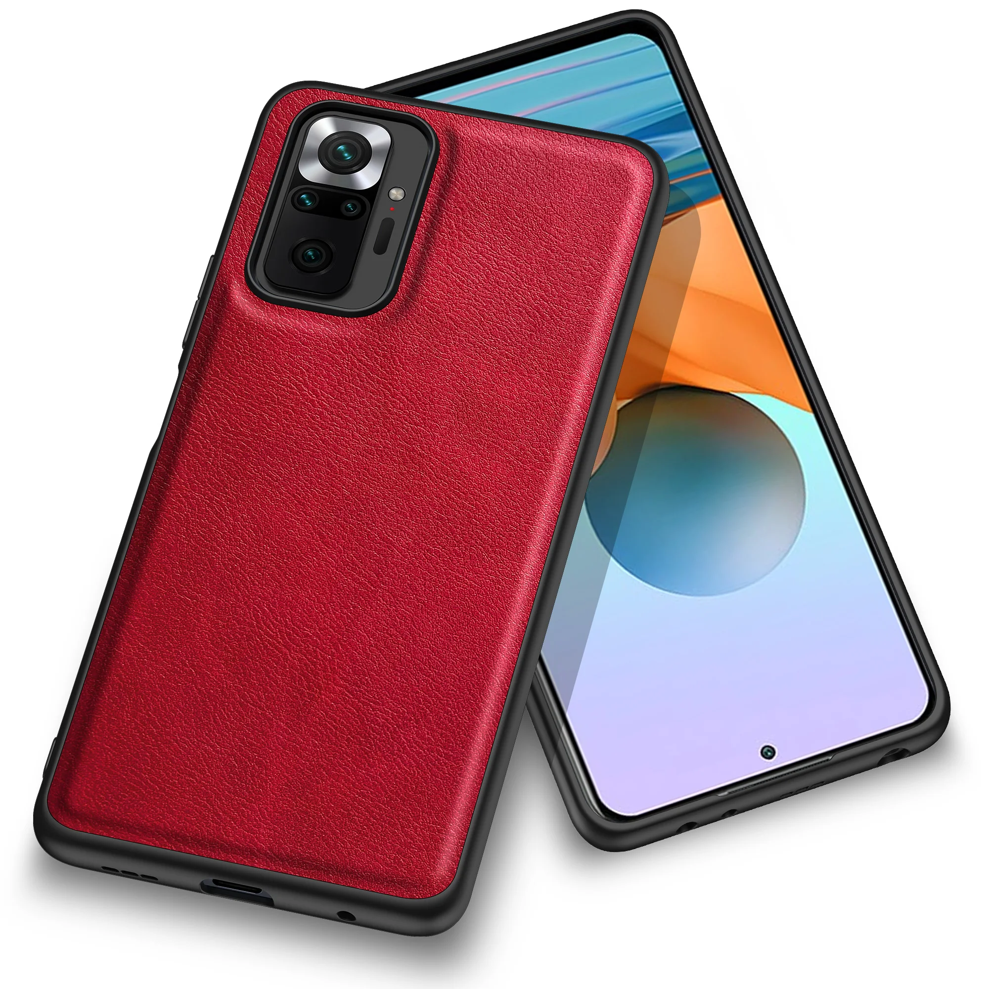 

For Red Mi Note 10 Pro Case Luxury Vintage Leather Skin With Phone Cover For Red Mi Note 10 Pro