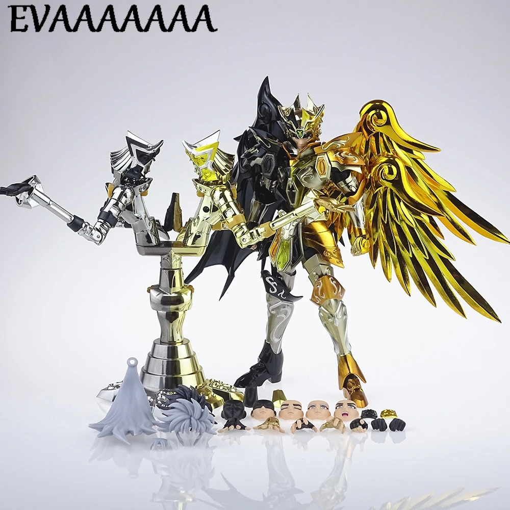 Фото Модель GT Saint Seiya Myth Cloth EX Gemini Saga Двухцветная версия Soul Of Gold с тотемом Металлическая броня SOG Фигурка GreatToys Модели №2