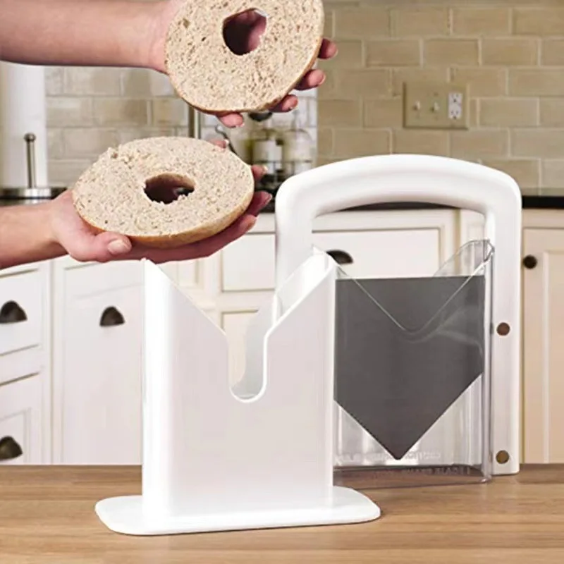 

Bagel Guillotine Slicer Bread slicer Kitchen tool