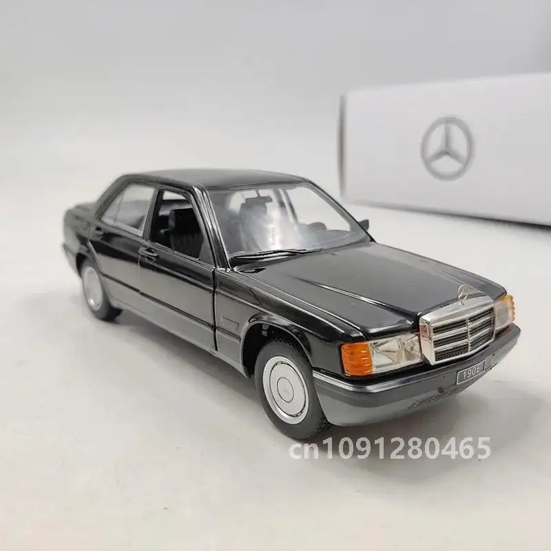 Литой под давлением масштаб 1:24 Mercedes Benz 190E W201 модель автомобиля из сплава