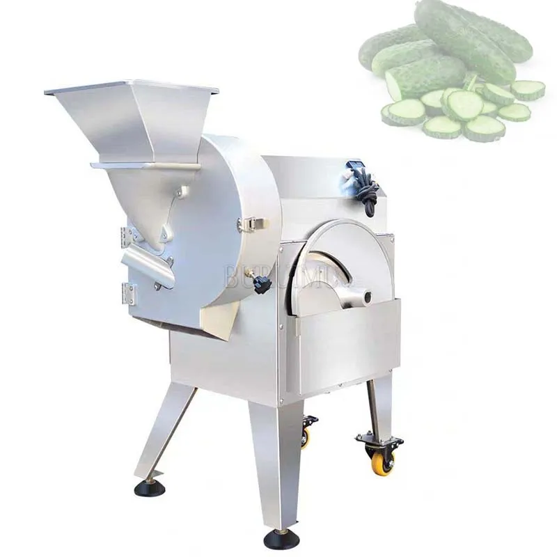 

110V/220V Electric Vegetable Slicing Machine Fully Automatic Shred Slicer Dicing Machine Commercial Vegetable Cutter Machines