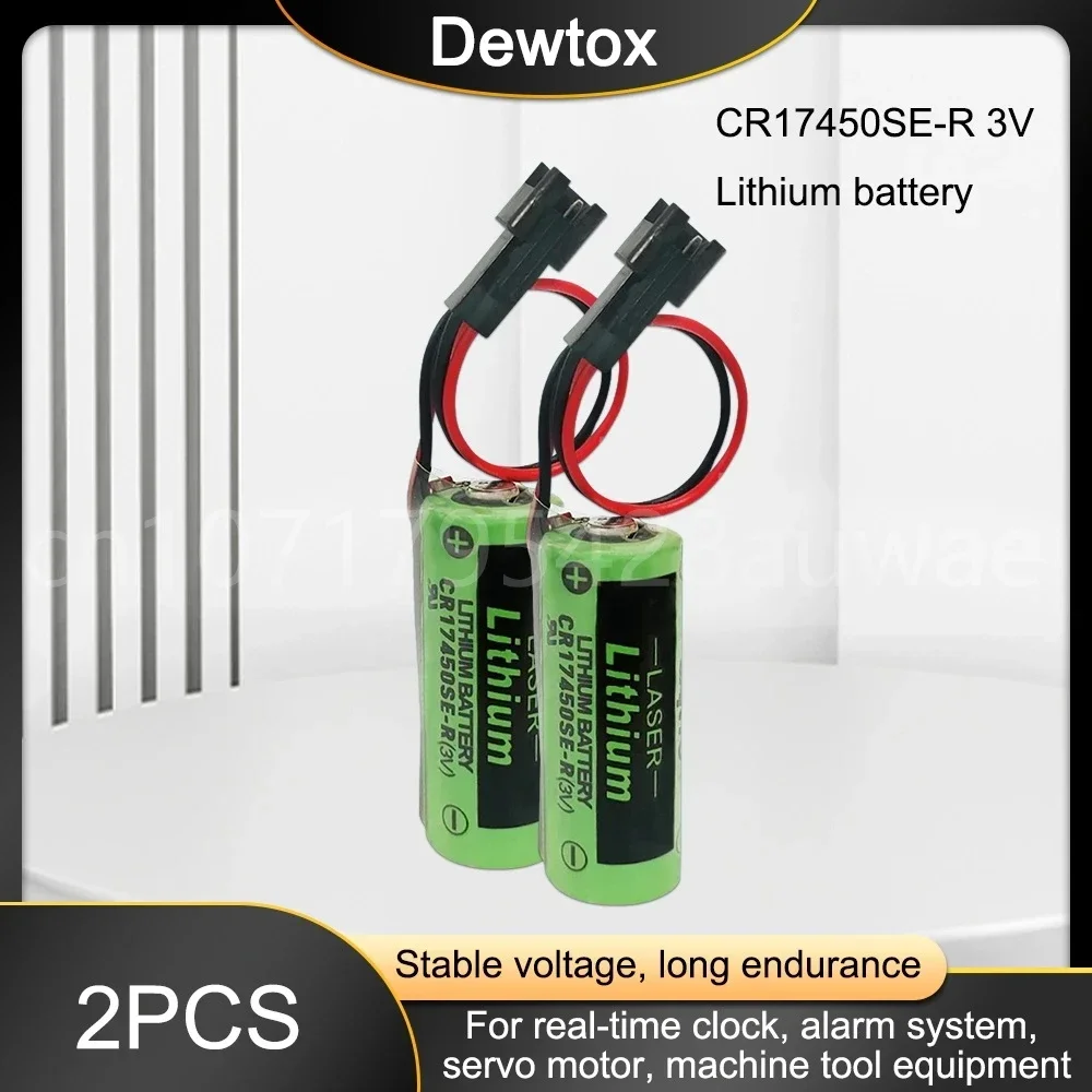 2 шт. новый CR17450SE-R (3 В) CR17450 CR17450SE с литиевой батареей ПЛК сопротивлением и черным