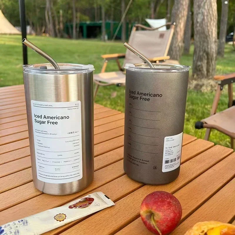 350/600 мл кофейная чашка с изоляцией холодной лампой простая офисная портативная