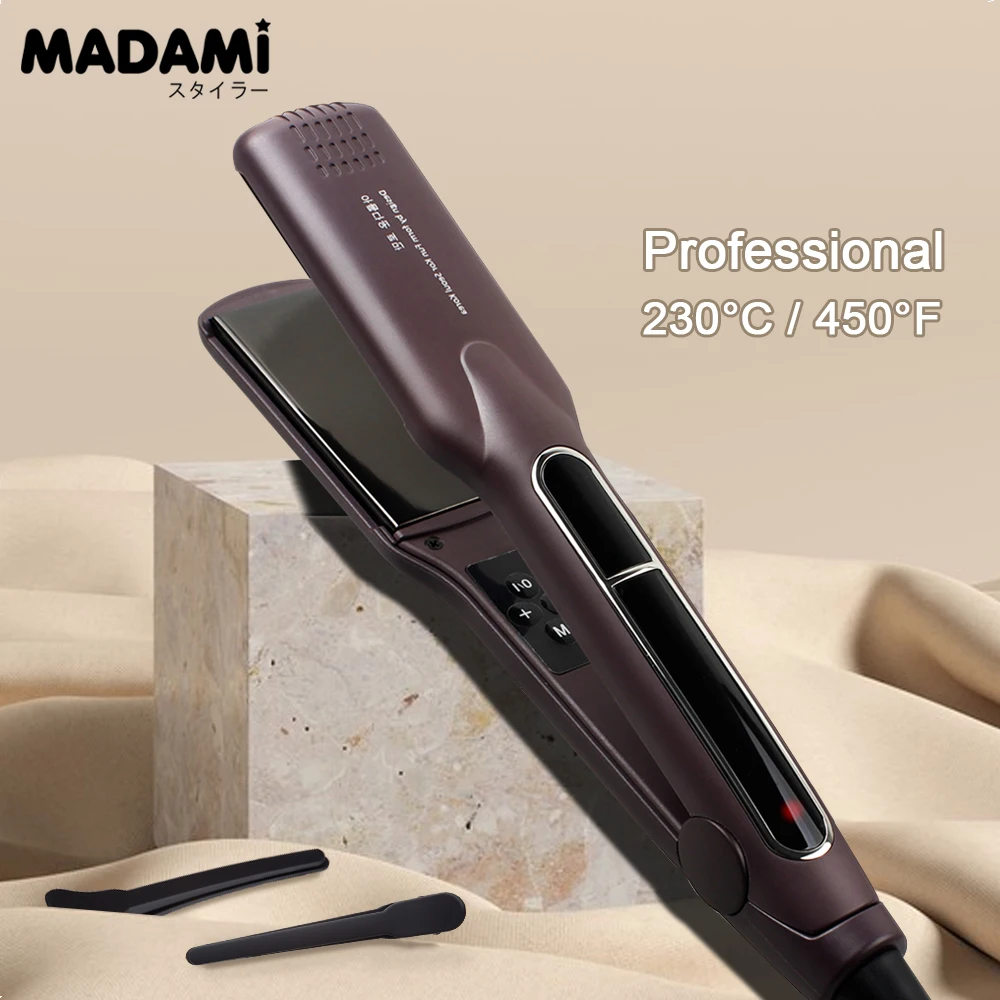 Hair Straightener Ceramic Coating Floating Plate Quick Heati