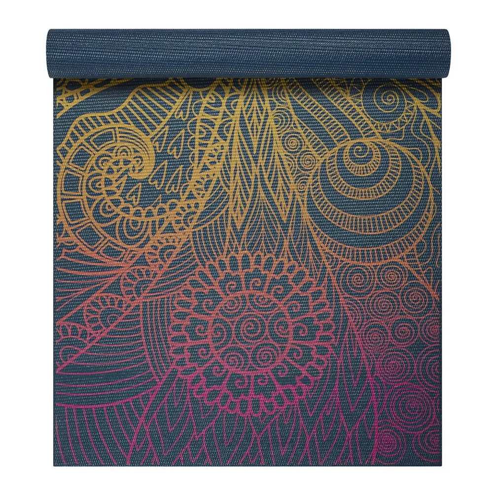 

Classic Print Yoga Mat, Vivid Zest, 4mm