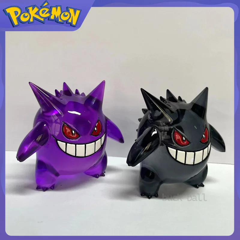 

8 см, фигурки героев Аниме Pokemon Gengar, прозрачная фигурка Gengar, искусственная комната, детские подарки