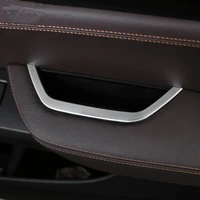 chrome car styling driver door armrest storage box frame cover trim sticker for bmw x3 f25 x4 f26 2011 2017 interior accessories