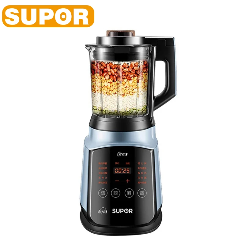 SUPOR Food Blender 1750ML Food Mixer Smart Touch Multifunctional Cooker Filter-Free Electric Soymilk Maker Home Appliances