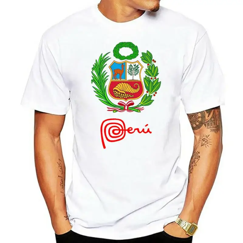 

Camisetas de manga corta de algodón para hombre, ropa de abrigo de Perú, 2019