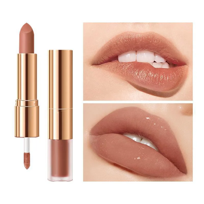 

Double-headed Velvet Whitening Lipstick Moisturizing Matte Lipstick make up lipstick set matte lipstick Dmg56