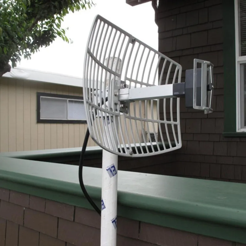 wifi 2.4Ghz antenna Ultra Long Range antenna Extender Directional Parabolic Grid Outdoor wifi 2.4G high gain 15dBi
