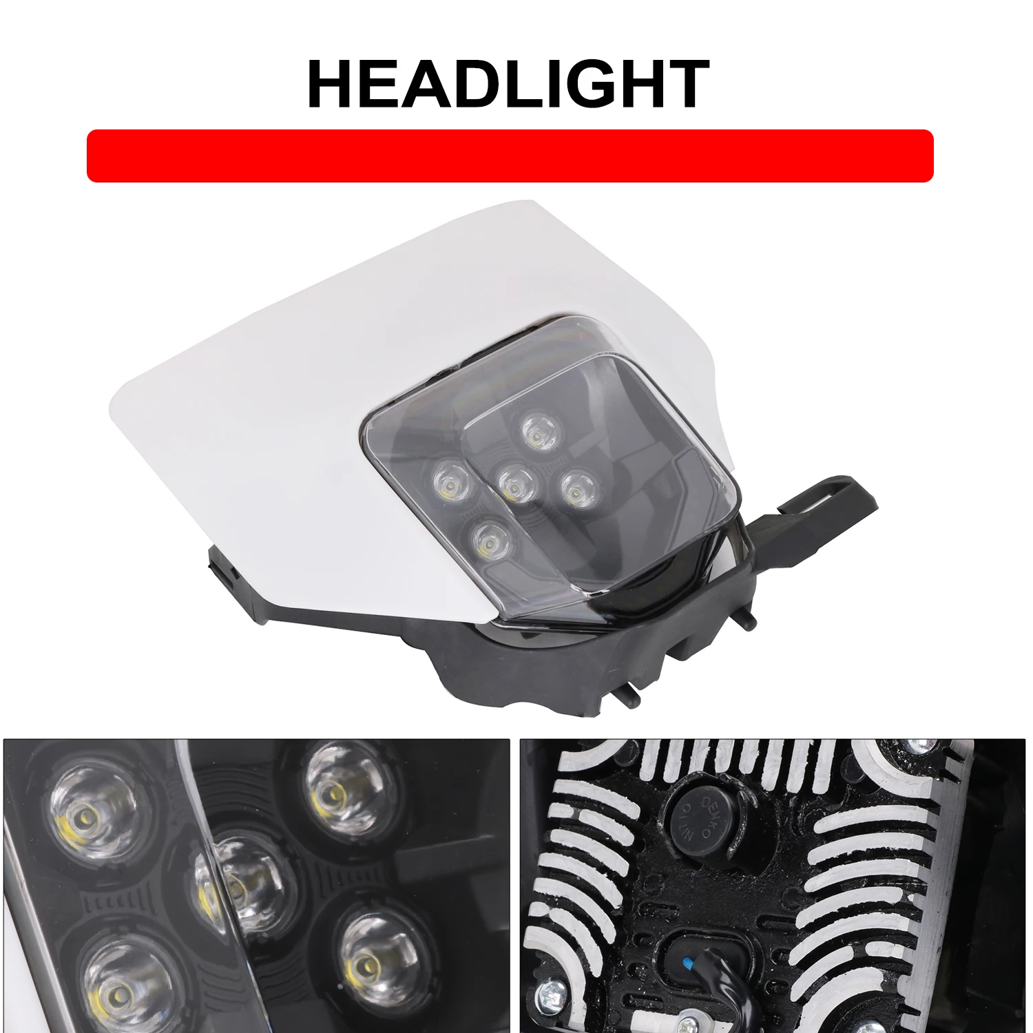 

Motorcycle LED Headlight Head light Lamp For Husqvarna 2018 Off-Road Electric Vehicle New Original Plastic Accessories