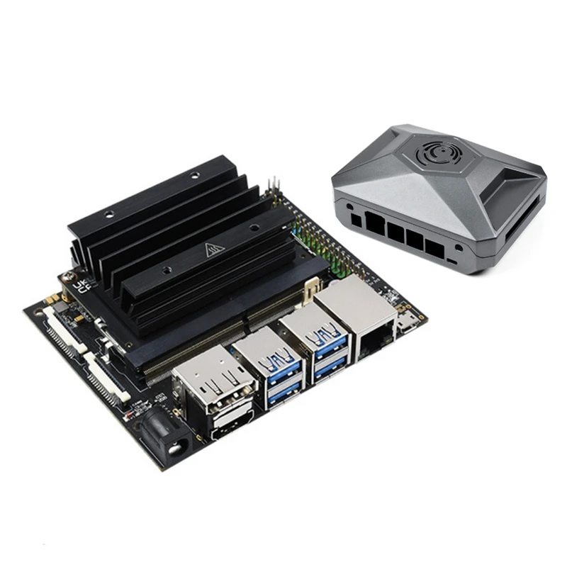 

Набор разработчиков для Jetson Nano 4 Гб, макетная плата с искусственным интеллектом, алюминиевый чехол для программирования и обучения