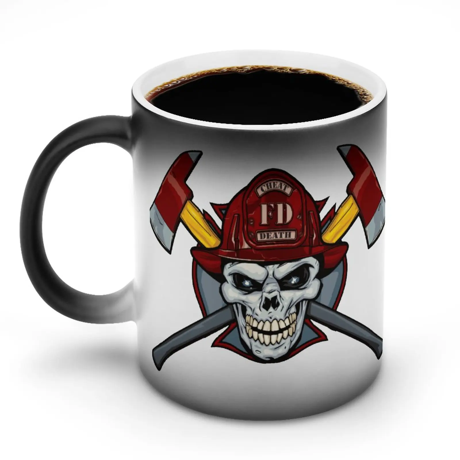 

Firefighter Mug Fashion Porcelain Mug Hot Chocolate Color Changing Cheap Cups
