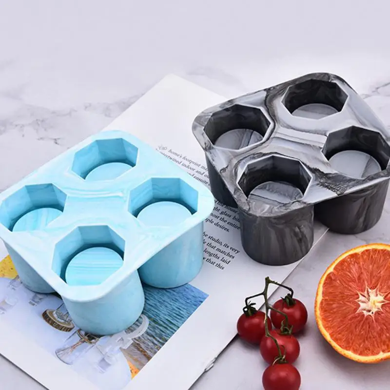 

Ice Mold Silicone Easy Demould Creative Modeling No Smell Diy Ice Cups Tray Food Grade Easy Clean Ice Tray Ice Box