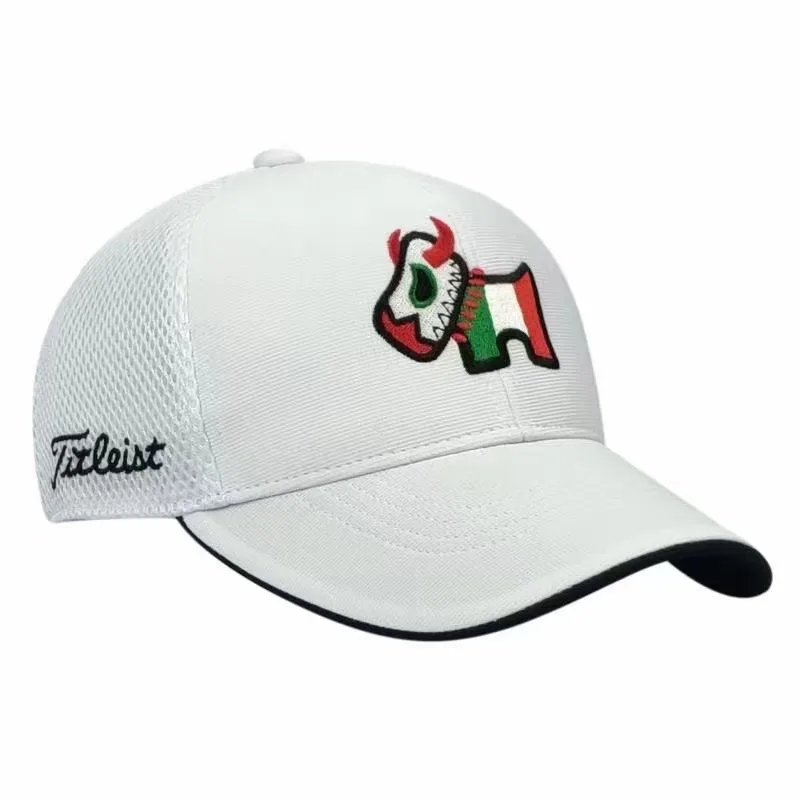 

golf cap baseball cap 3d sports cap embroidered logo magnet bookmark mesh back breathable z-star sun protection adjustable