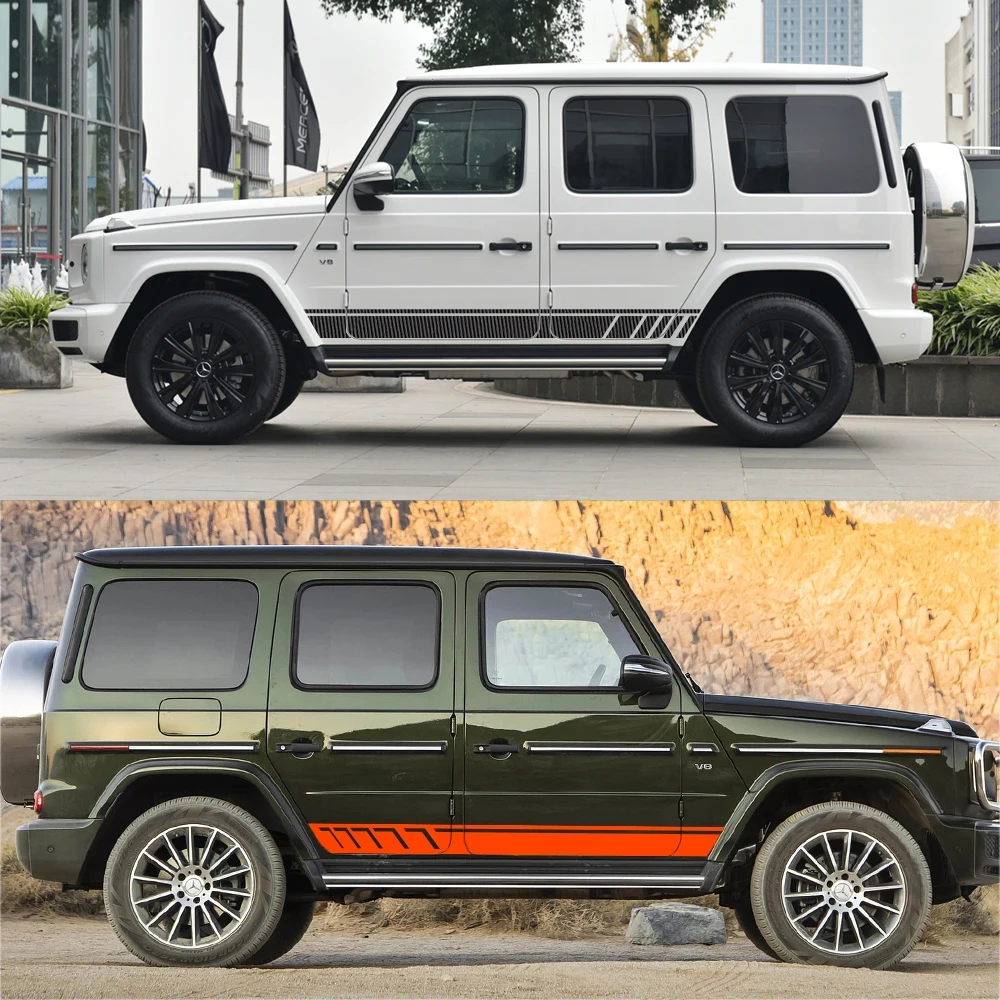 Наклейки для боковых кузовов Mercedes Benz G Glass G55 G63 AMG W463 G500 Class G350D 2 шт.