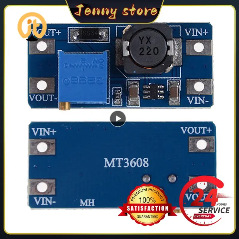 Повышающая плата постоянного тока Mt3608 регулируемый максимальный выход 2a 28 В 2 А