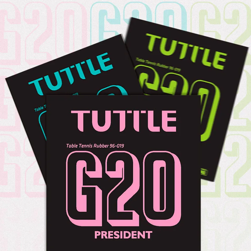 Накладка для настольного тенниса Tuttle G20 цветная серия липкая высокоэластичная