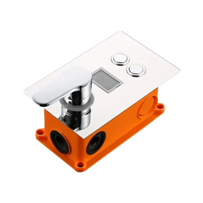 Умный смеситель для душа в ванной комнате воды цифровой дисплей латунный скрытый