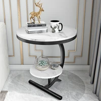 modern round side table luxury marble creative nordic furniture white coffee table legs metal meubles de salon home decoration