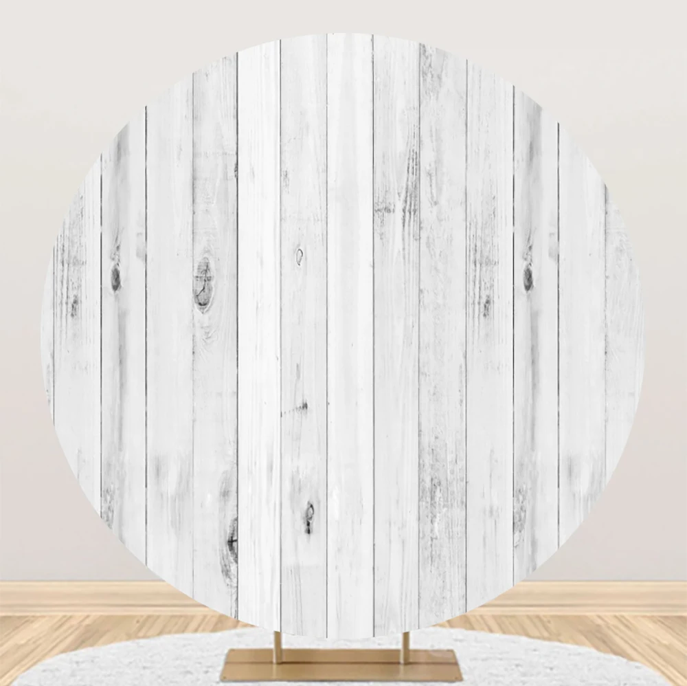 

Laeacco Rustic Solid White Wood Backdrop Wooden Board Planks Texture Child Birthday Baby Shower Portrait Photography Background