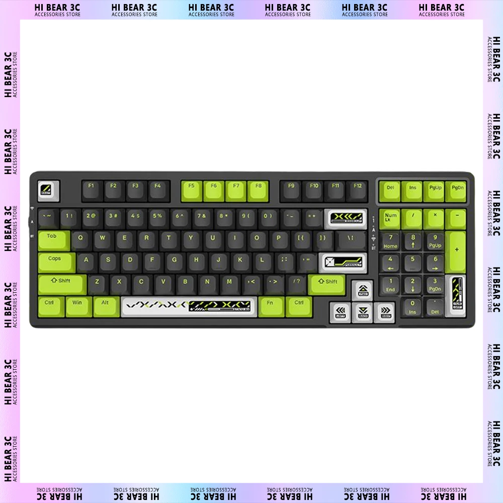 

VGN V98pro Mechanical Keyboard Hot Swap Three Mode RGB Backlit PBT Keycap 97 Keys Wireless Keyboard Custom Gasket Gamer Keyboard