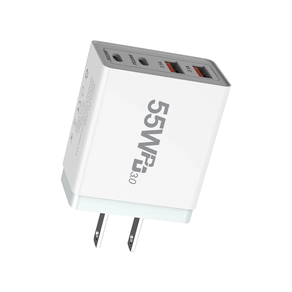 Универсальный Адаптер Для Быстрого Зарядного Устройства USB-C Настенное Крепление