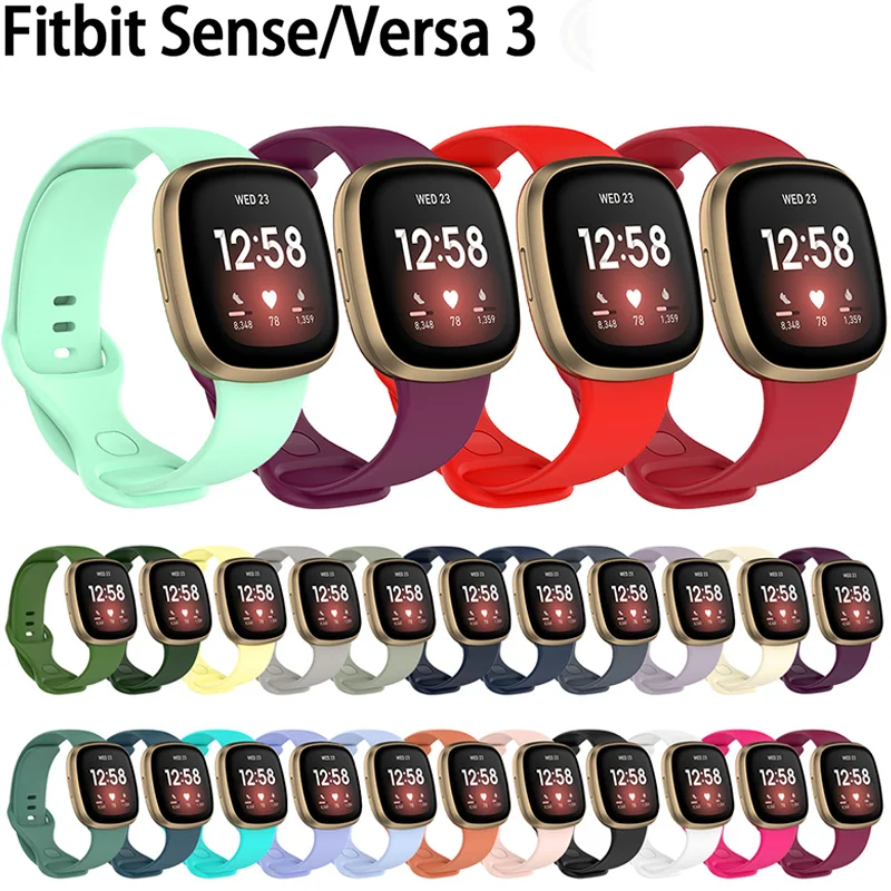 Colorful Bracelet Wrist Strap For Fitbit Versa 3 Watch Band Soft Strap Correa For Fitbit Sense Versa3 Watchbands Accessories