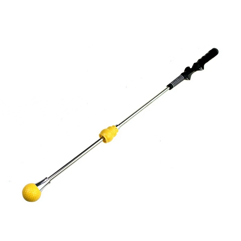 

NEW-Golf Swing Practice Stick Magnetic Absorption Sound Rhythm Stick 4-Speed Adjustment Hand Grip Beginner Exerciser