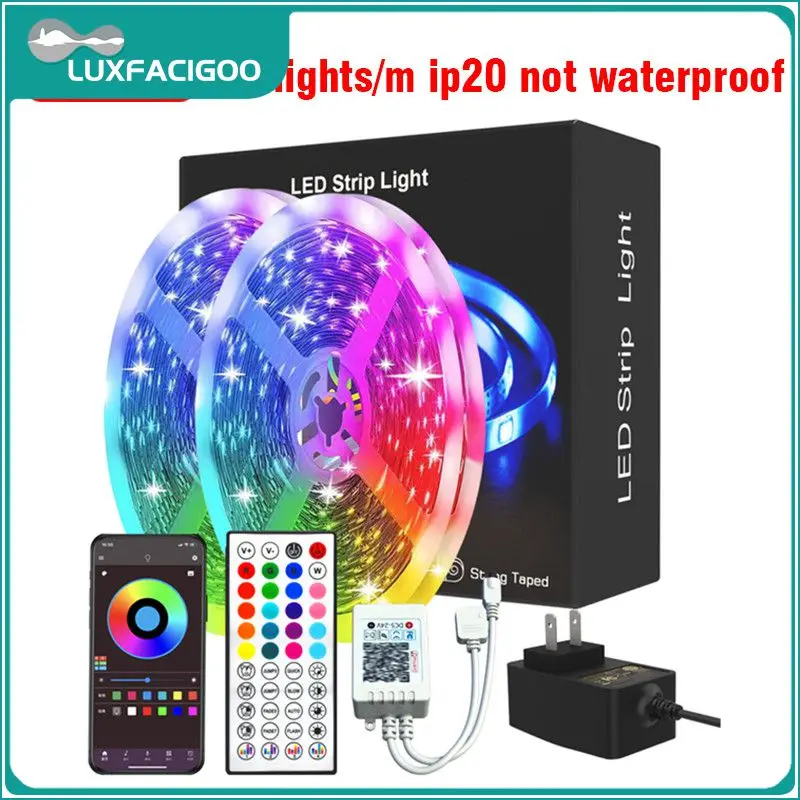 

CORUI Smart App Music Sync Color Changing RGB Led Light Strip With Remote And Power Adapter,Led Lights For Bedroom