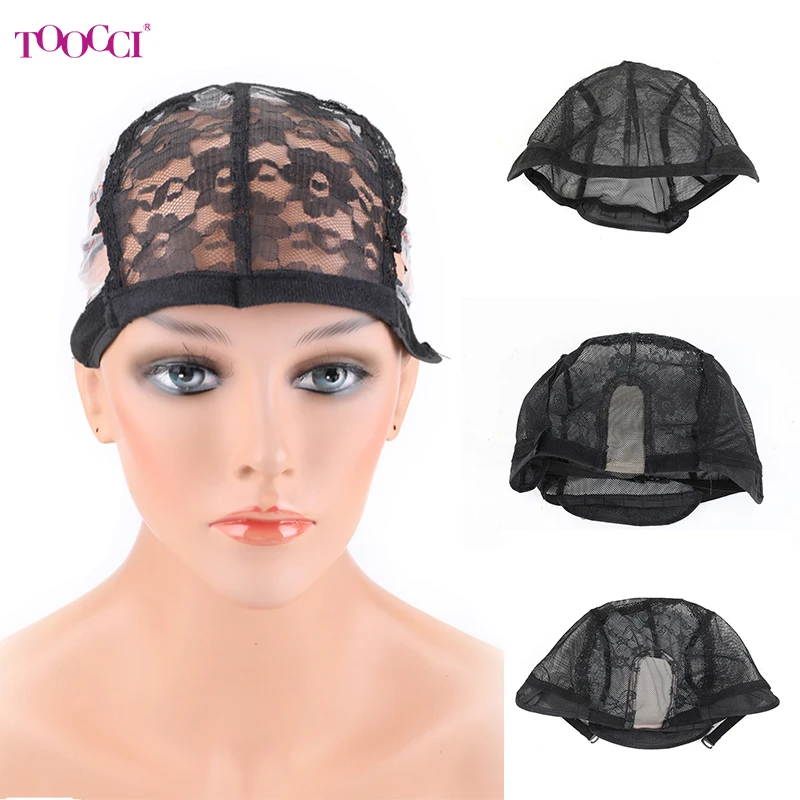 Недорогая Регулируемая Шапочка Toocci для изготовления парика кружевная шапочка