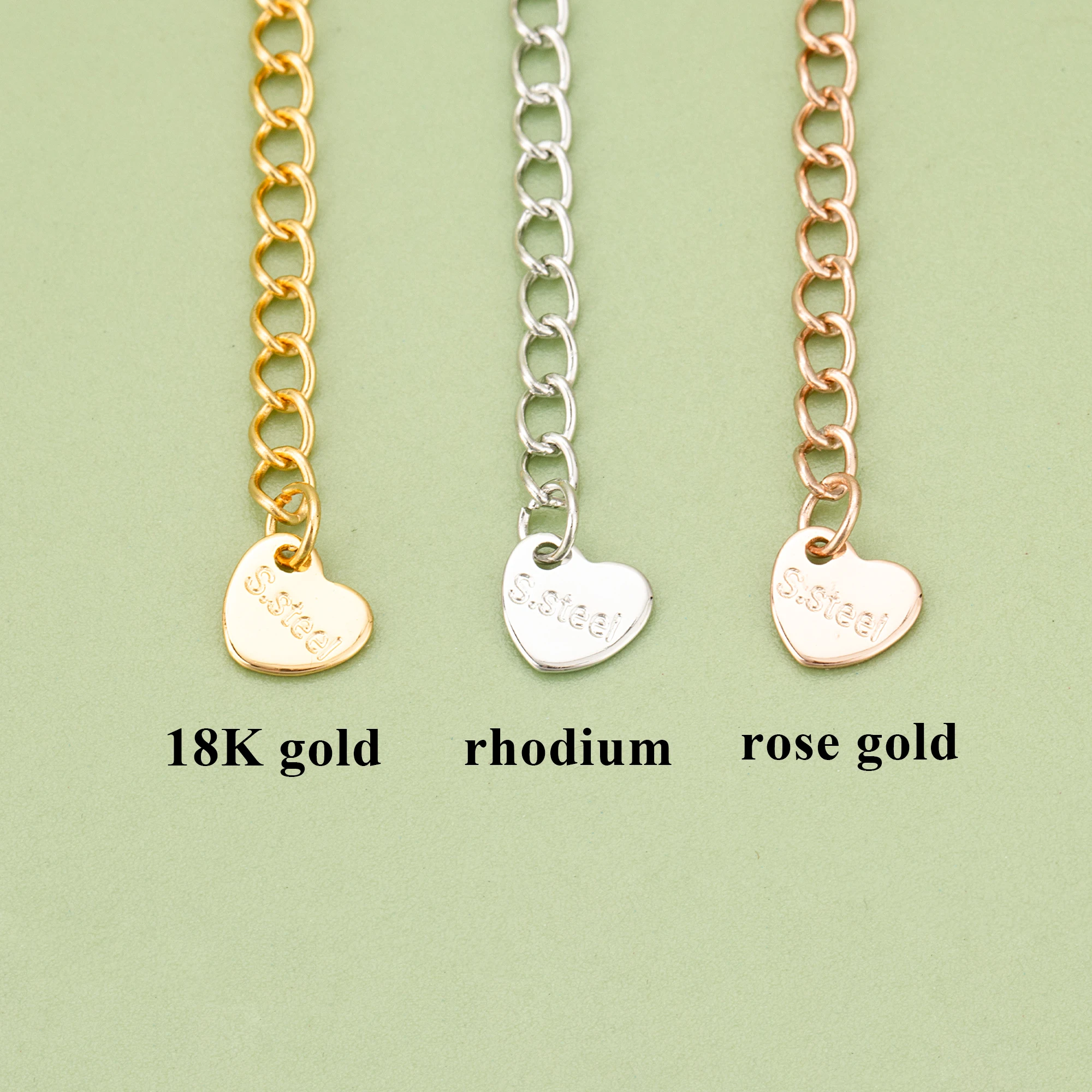 YEGUI 10 шт./лот MG21 ювелирные аксессуары нержавеющая сталь розовое золото ручная