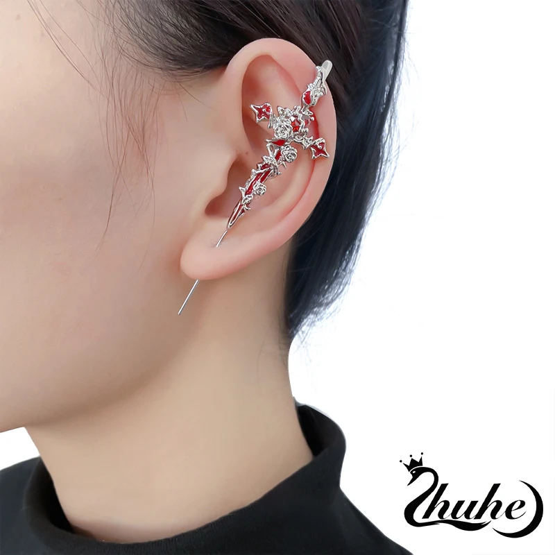 Новинка 2024 женские серьги-подвески в готическом стиле ювелирные изделия из