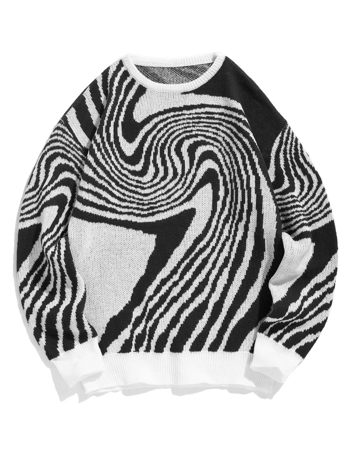 ZAFUL мужской свитер трикотаж мужская зимняя одежда пуловер новые толстовки и