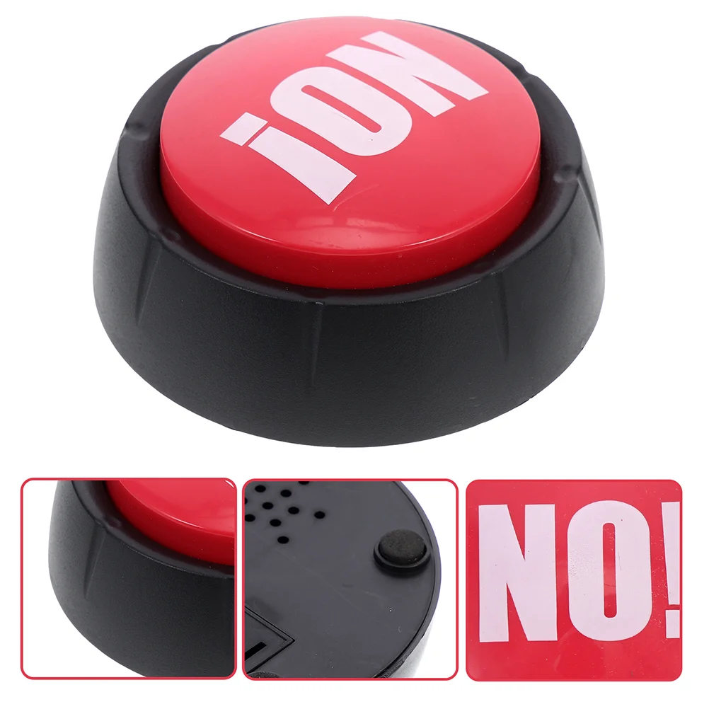 

Button Buttons Sound Game Toy Party Prank Yes No Funny Noise Toys Talking Answer Voice Prop Training Buzzer Dance Favors Table