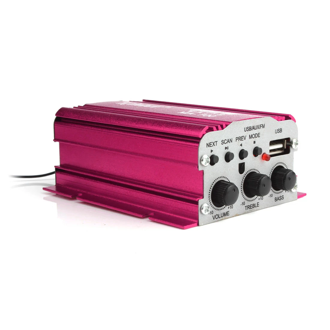 Kinter MA-700 Автомобильный аудиоусилитель с 2 каналами, поддержка USB MP3 FM входа и дистанционного управления для мотоцикла и лодки.