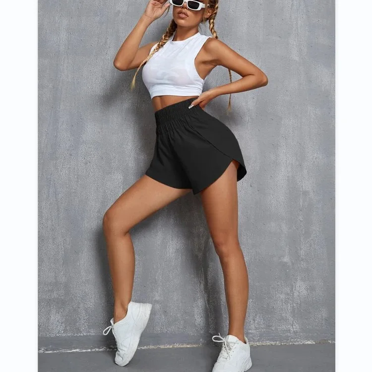 

2022 Spring/summer New European and American Women's Shorts High Waist Loose Loose Sports Casual Shorts for Women