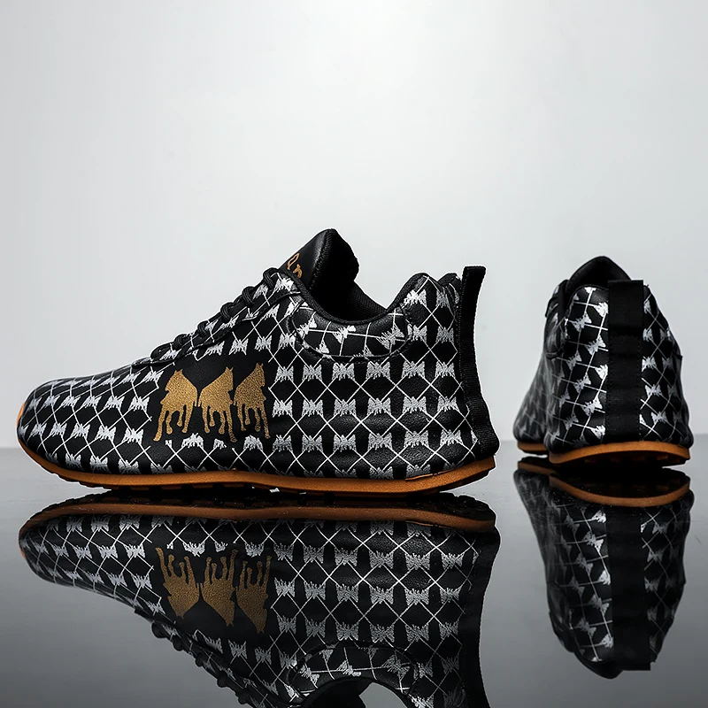 Новинка брендовая мужская кожаная обувь модная для настольного тенниса