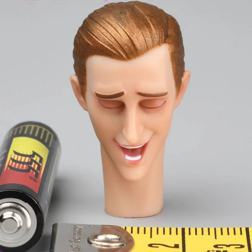 

POPTOYS BGS029 1/12 scale male action figure Elegant Male Closed Eyes Head Sculpture model for 6“ action figure doll toy