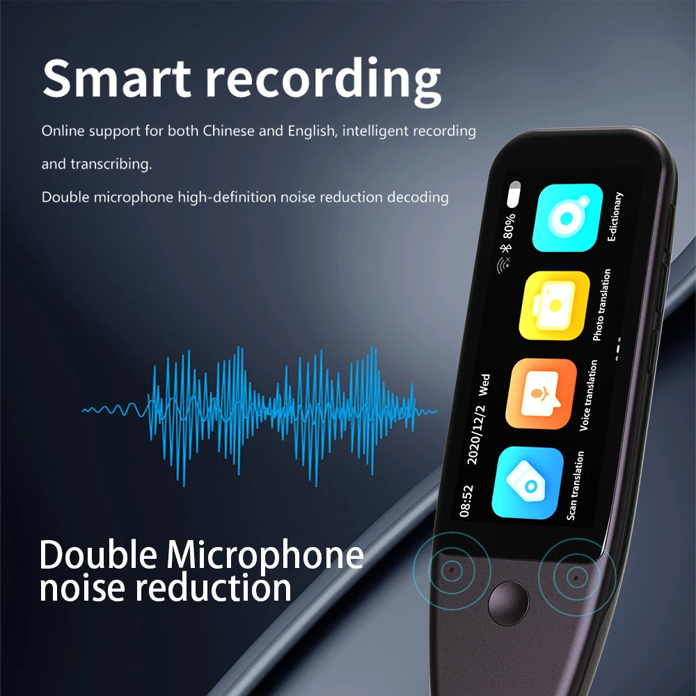

Earphone translate & Portable Pen Scanner 116 Languages Translation Pen Scanner Instant Text Scanning Reading Translator Device