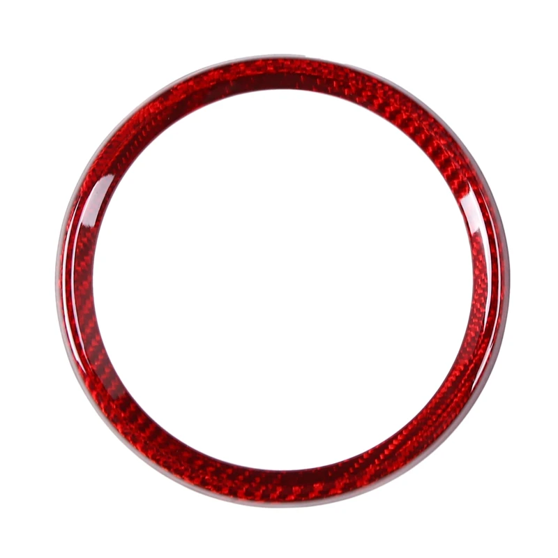 

For-Porsche 911 2019-2022 Real Carbon Fiber Car Dashboard Decoration Ring Cover Trim Car Styling