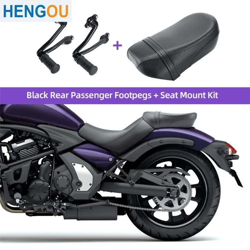 

Коврик для заднего пассажирского сиденья мотоцикла, подножки, Педальный кронштейн для вулкан S 650 VN650 2015-2022