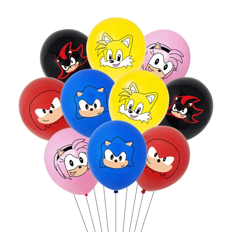 10 шт. Ultimate Flash Sonic латексные шары The Hedgehog украшения для дня рождения Baby Shower Хэллоуин