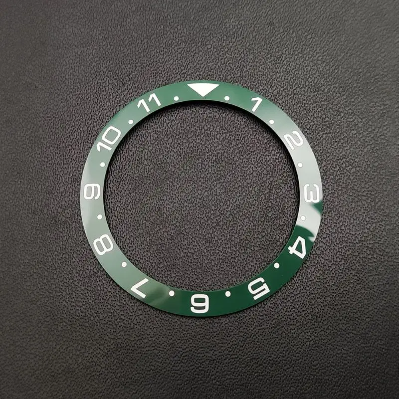 38mm*30.5mm With Sticker GMT Ceramic Watch Bezel Insert  40mm Men's Watch Bezel Replacement Accessories