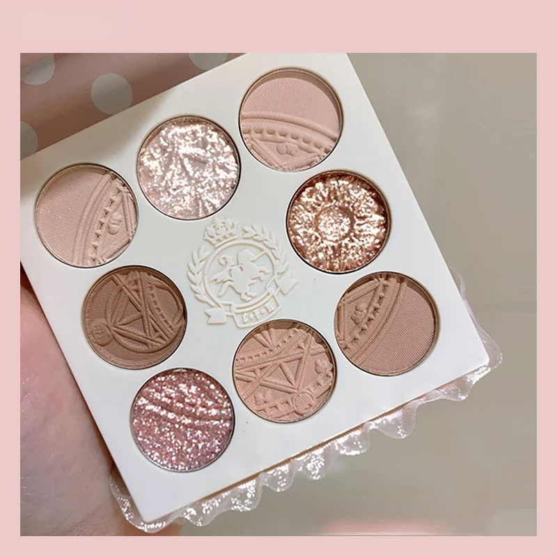 

GY Milk Tea Color Eye Shadow Plate Eyeshadow Eyeliner Niche Brand